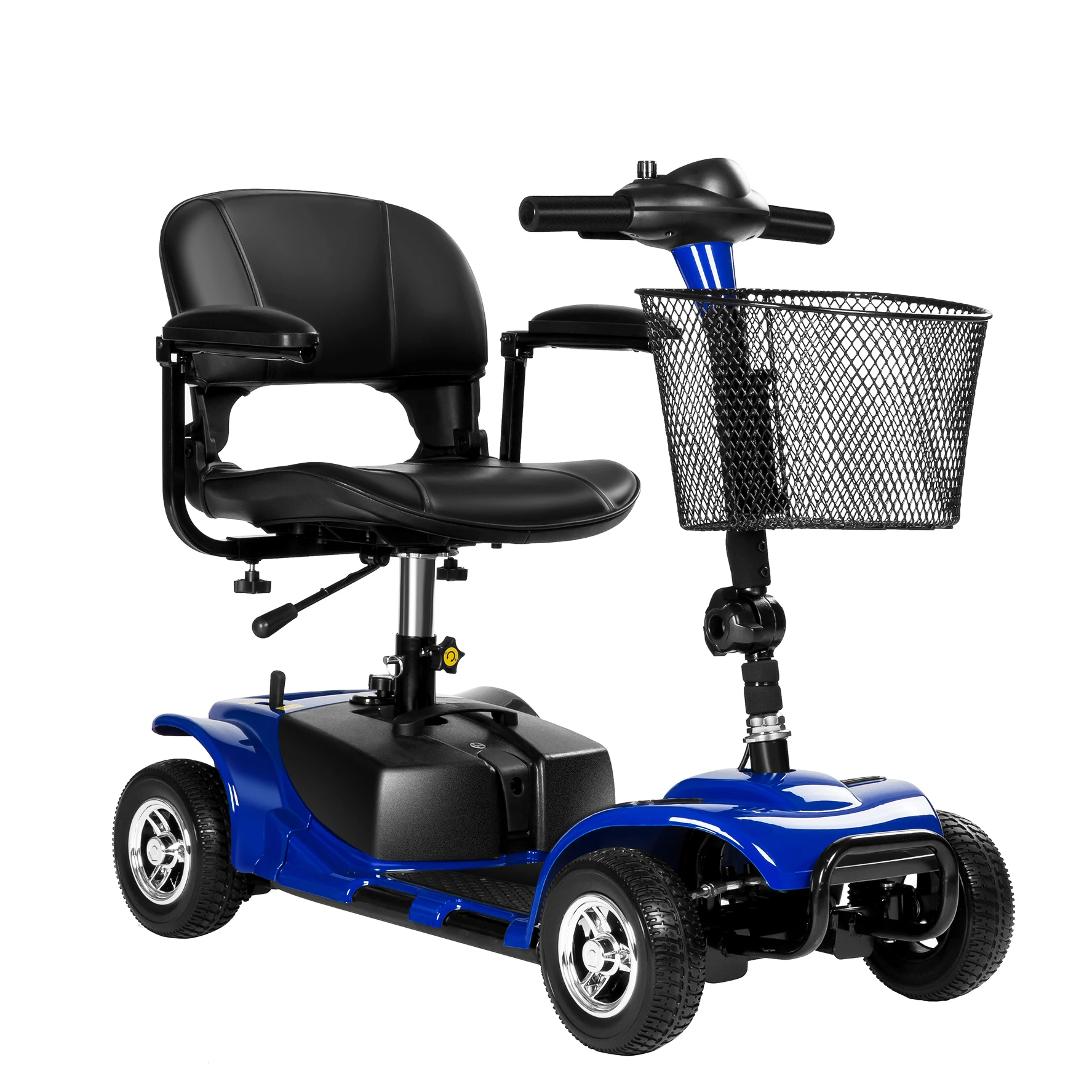 
4 Wheels Walk Aid Electric Mobility Scooter with Lightweight 