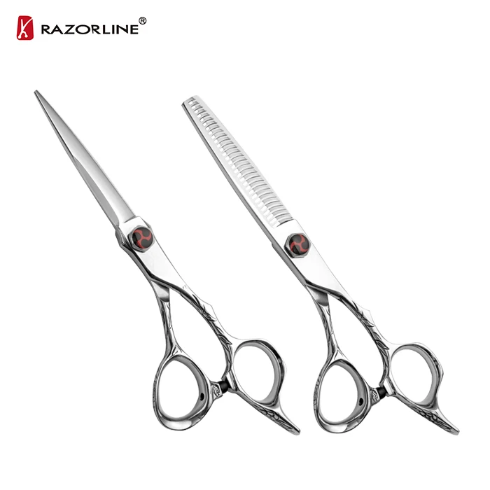 AK19 Cnc Hair Shear Cutting Thinning Hairdressing Wholesale Professional Barber Scissors