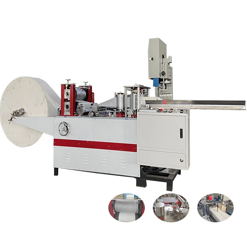 Full automatic paper napkin making machine tissue machine to manufacture paper napkins