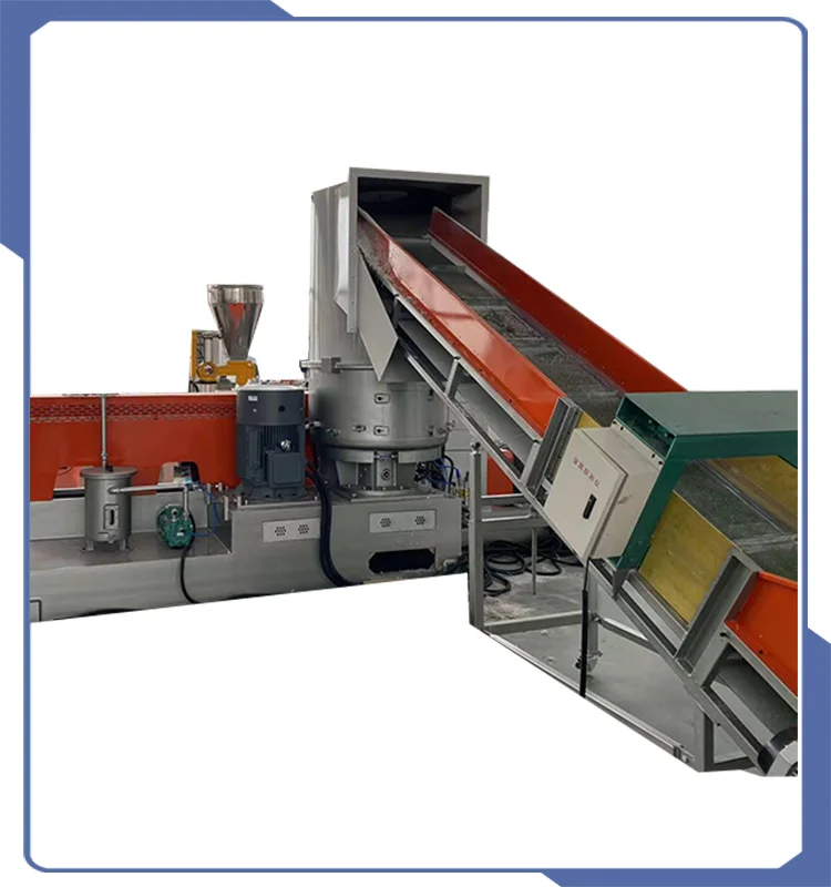 Recycling BOPP PP PE LDPE HDPE Films  Plastic Granulators Pellet Making Machine Plant