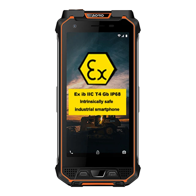 5.7Inch Big display Atex phone 4gb+64gb Android Mobile Phones Explosion Proof Zone 2/zone 1 Intrinsically safe smartphone
