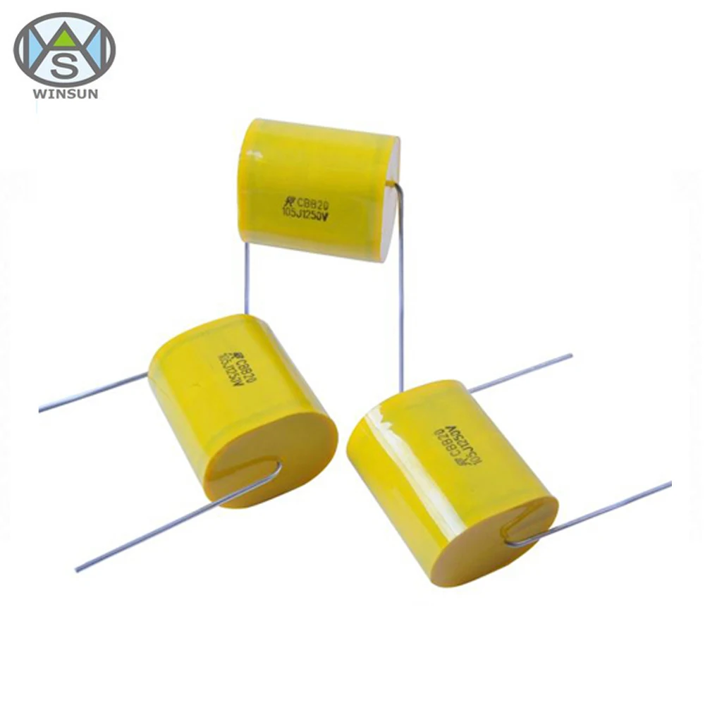 Rohs Compliant CBB20T Polypropylene Metallized Film Capacitor
