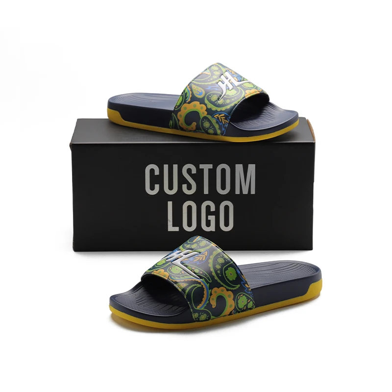 Henghao Anti Slip Young Man Slippers Soft Slides Slippers Home Waterproof Slide Sandals Custom Soft Home Slipper