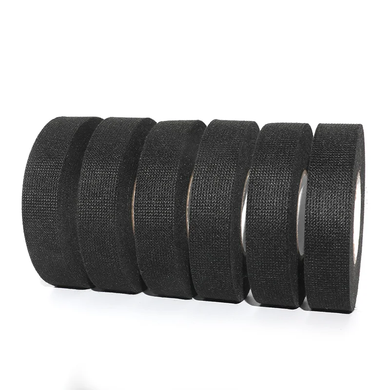 High Temperature pet Electric Wire Automotive Electrical Black Wiring Harness Tape