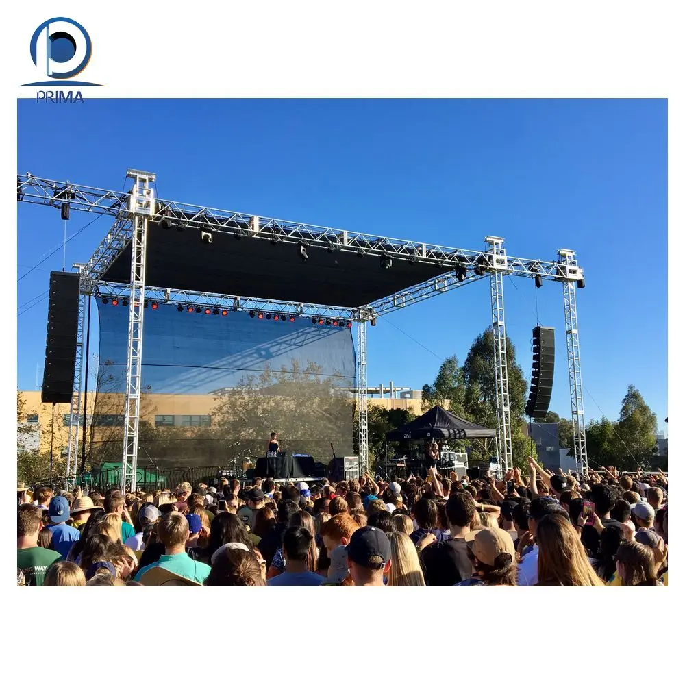 Prima Modern Truss System Display  290Mm X 290Mm Stage Truss System For Concert Stage  Stage Light