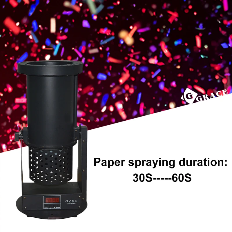 Igracelite RGB 1500W Led Confetti Machine Party Confetti Cannon