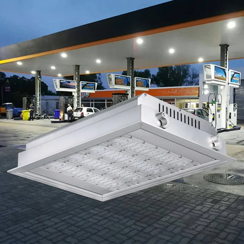 ZGSM Energy saving surface mount led petrol station light 80w 120w 150w 200w 240w led gas station petrol led canopy light