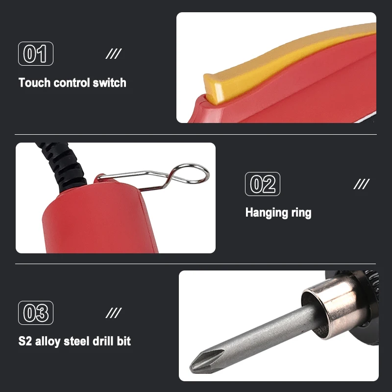 80W DIY Work Mobile Phone Repair Electric Screw Drivers Machine with Power Supply