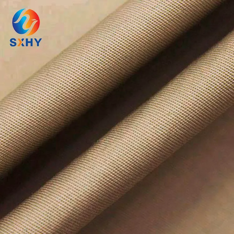 CVC60/40 195GSM twill textile ripstop 60 cotton 40 polyester fabric for work wear