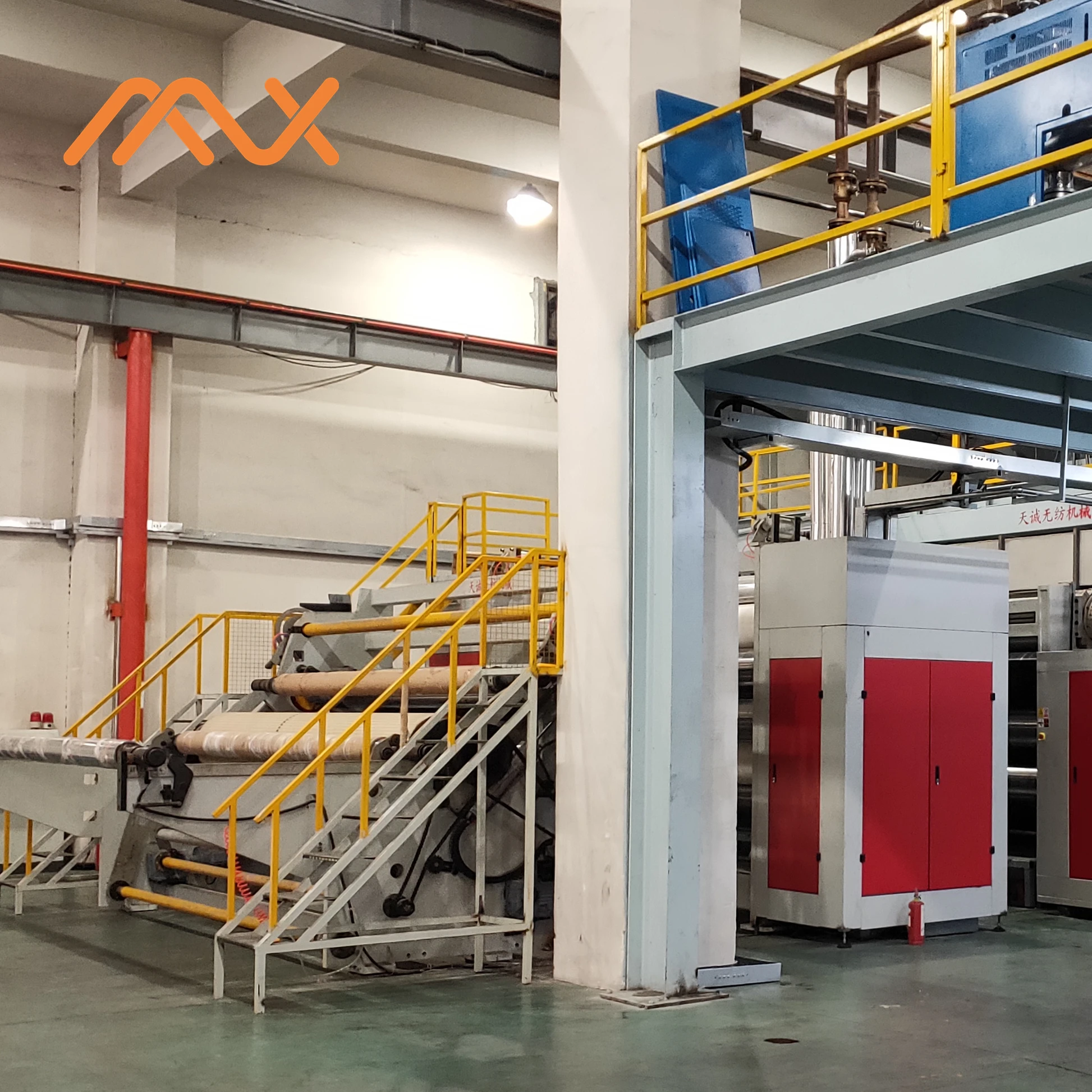 AZX Полимолочная кислота спанбонд нетканый материал для машины производства