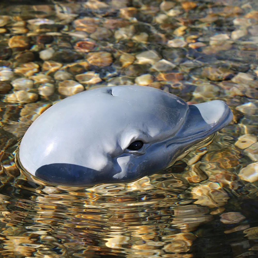 Floating Pond Decor Water Floating Ducks Artificial Resin Decoy Remote Controlled Floating Animal for Lawn Home Outdoor