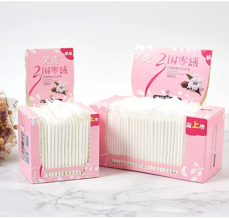 Beauty comfort bio degradable woman Sanitary pad anion color Sanitary napkin 280mm