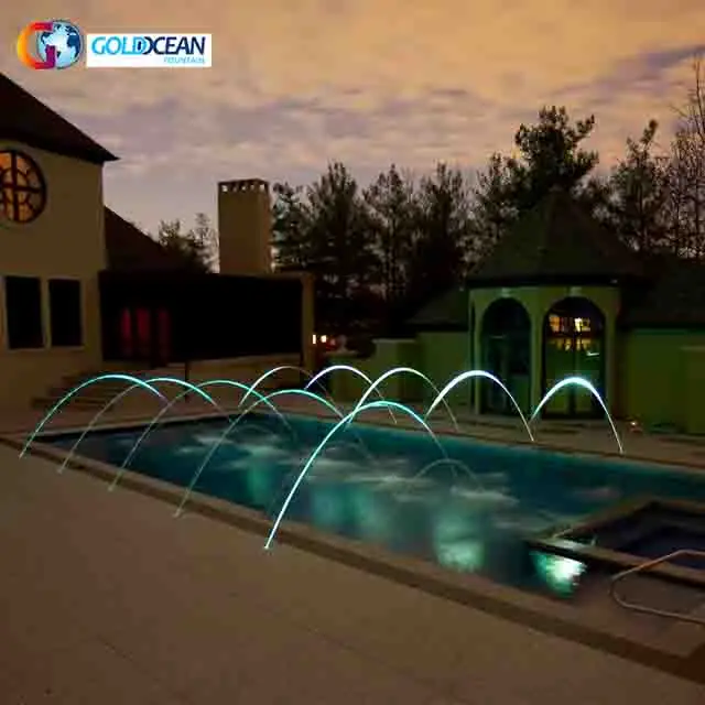 Outdoor Pool Decorative Laminar Jets Swimming Pool Water Fountain