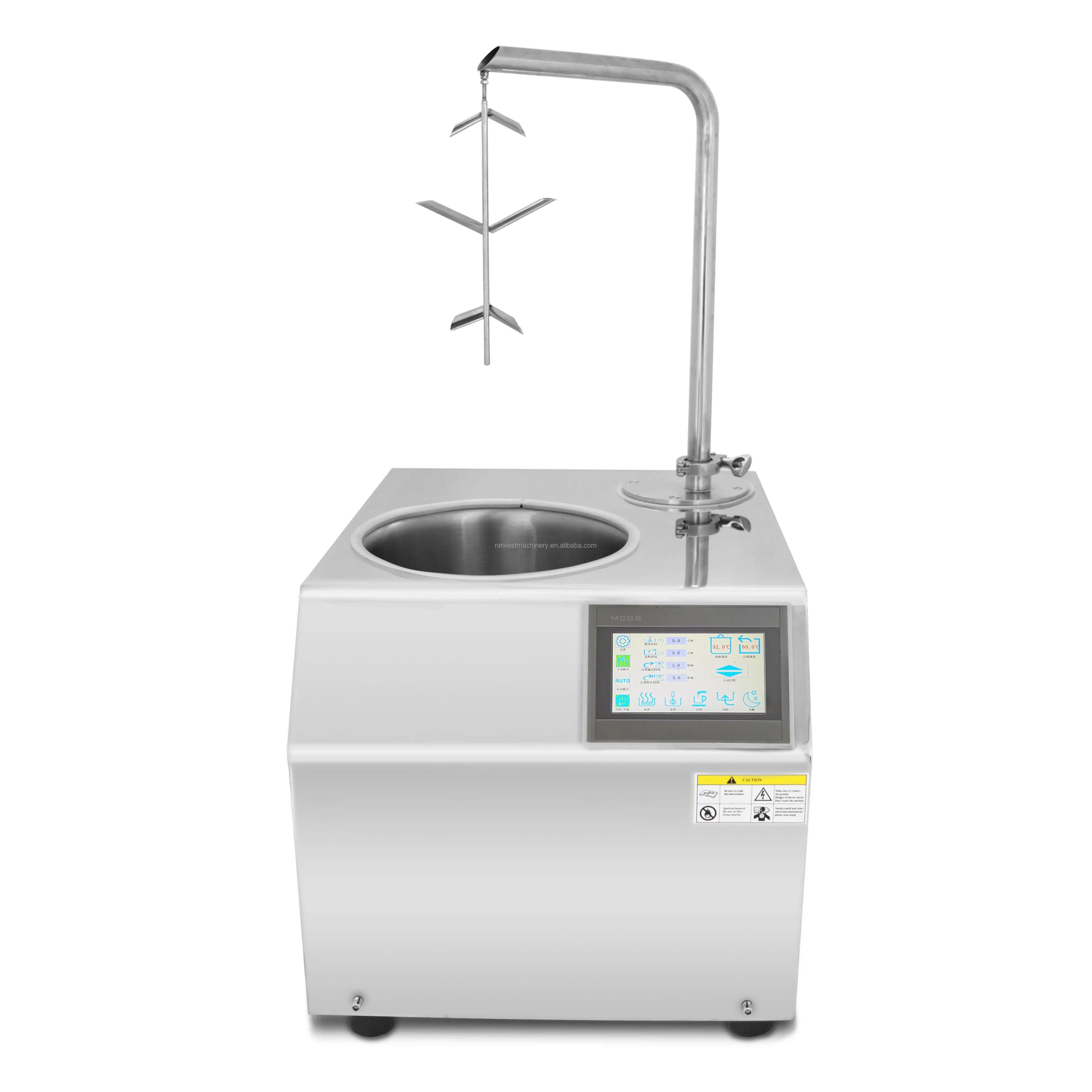 High Quality 7L Chocolate Melanger Machine Small Hot Chocolate Tempering Machine for Business