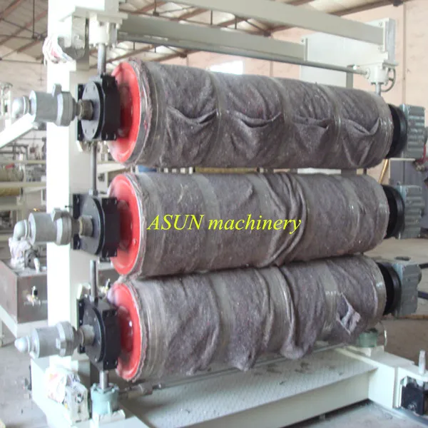 PVC floor carpet sheet making machine