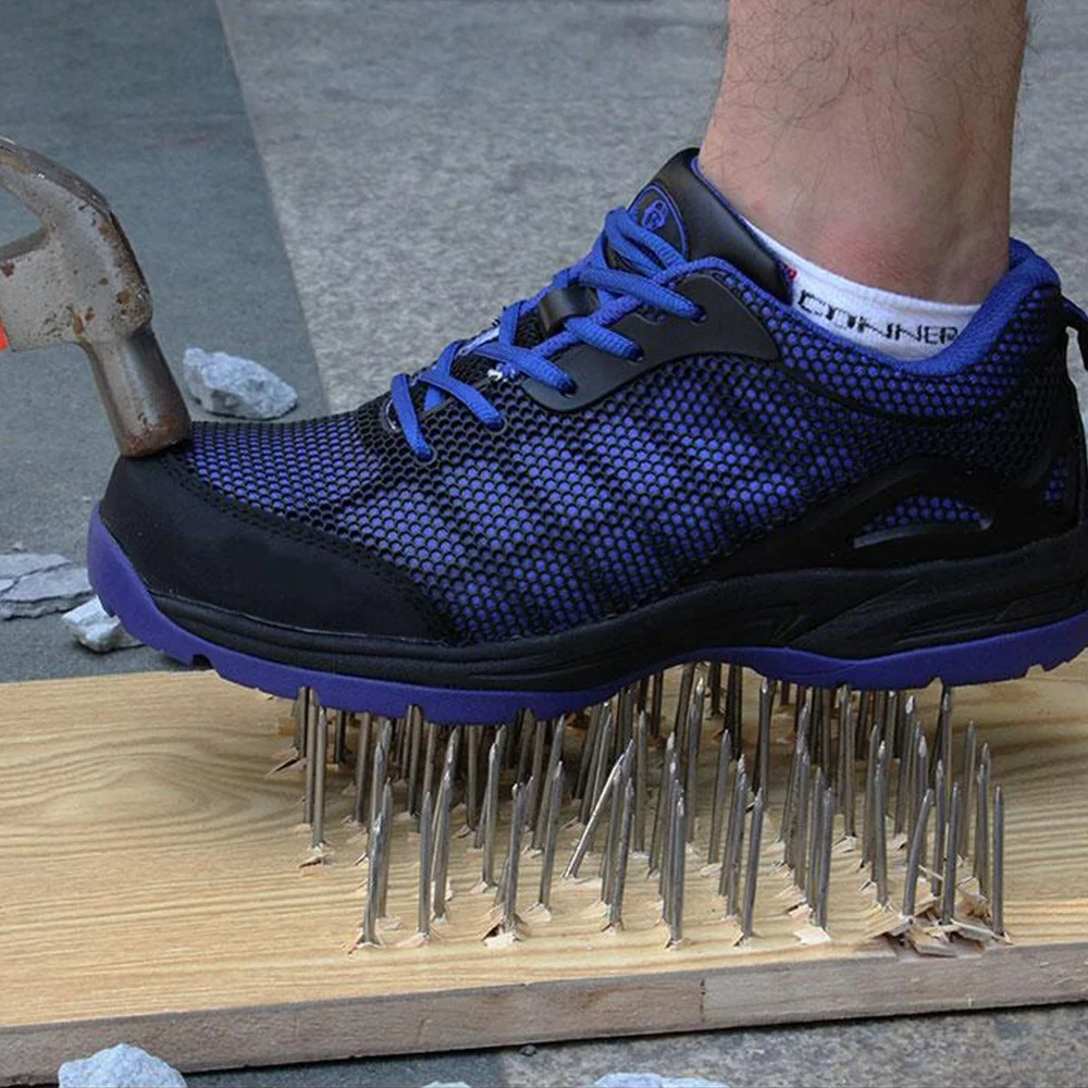 Safety Shoes KPU Breathable Lightweight Sports Brand Work Shoes