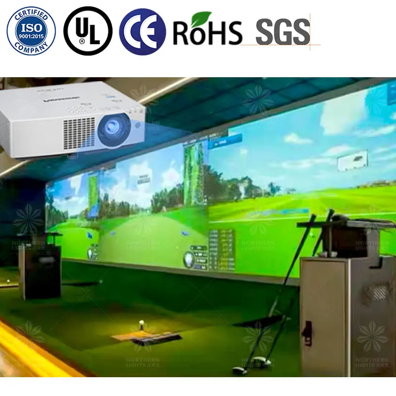 2024 High Quality New Indoor Business and Golf Club Training Center Popular AR Golf Simulator