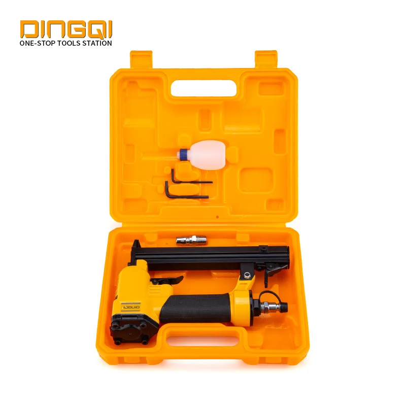 DingQi Pneumatic U-type Pneumatic Strip Nail Gun Woodworking Decoration Tool Gun Pneumatic Nail Gun