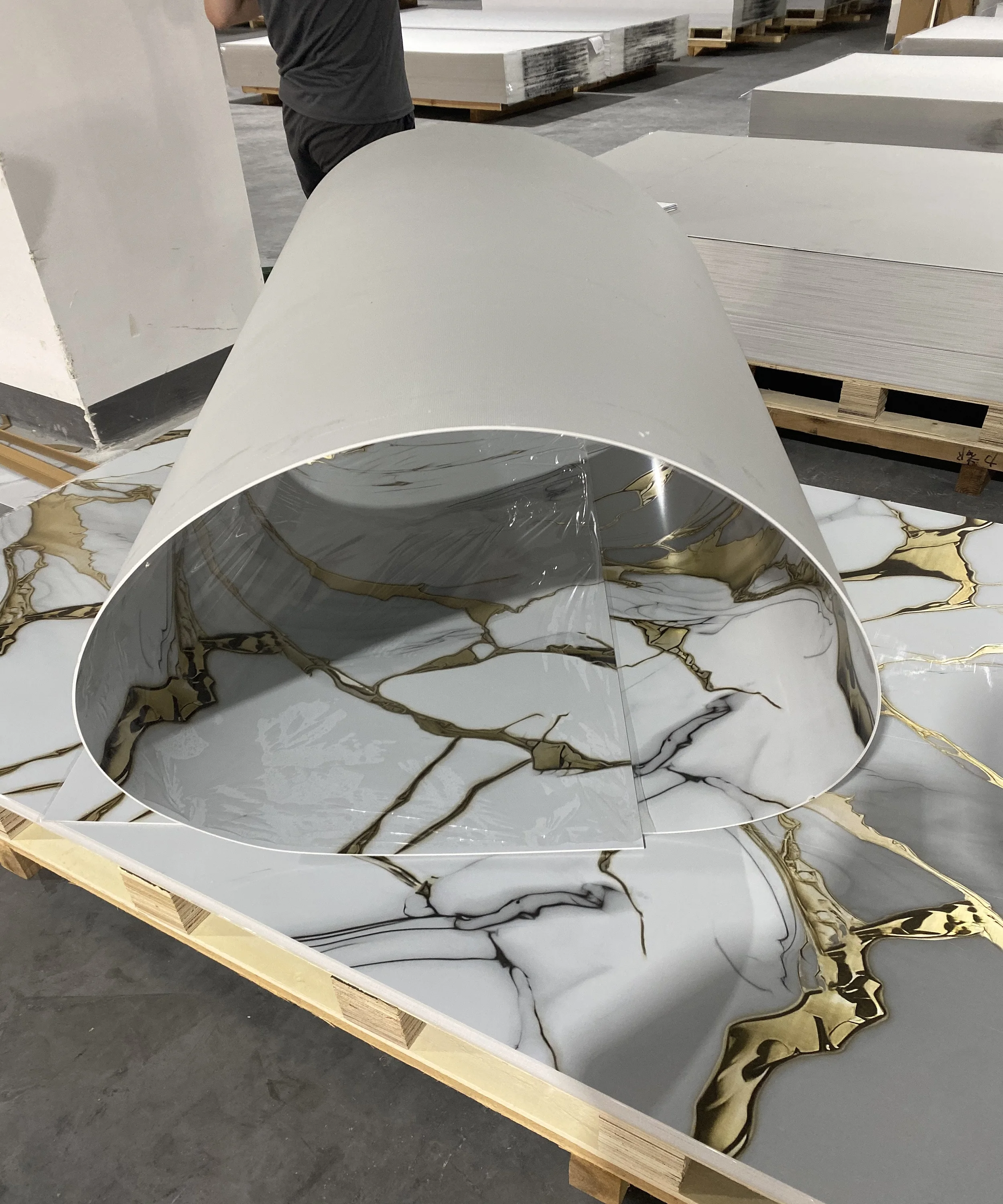 SONSILL uv marble sheet pvc marble for wall 3mm pvc marble sheet