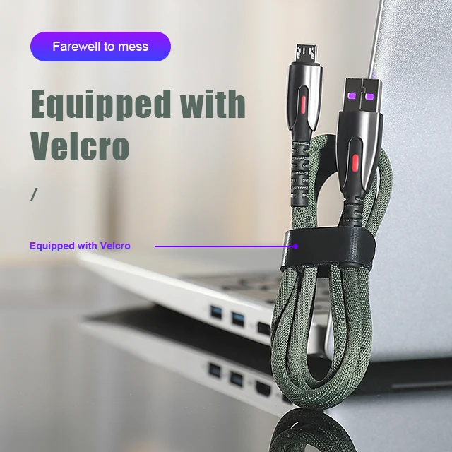 Custom wholesale price micro USB cable  3A mobile fast charging android mobile micro usb data cable