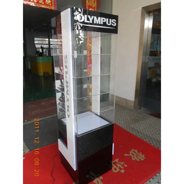 Free Standing Large Acrylic Display Cabinet, Big Acrylic Showcase, Display Show Shelf