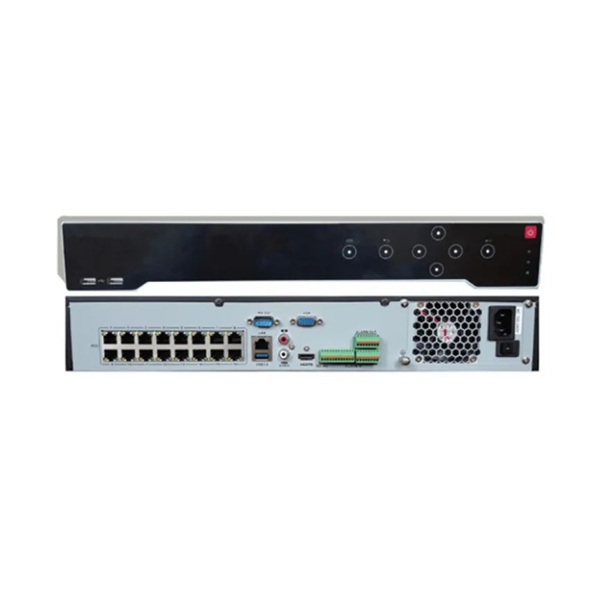 HK Branded DS-7732NI-I4/16P 32CH 4K POE NVR (5MP/6MP/8MP/12MP/4K) POE Network Video Recorder H.265+  4 SATA IVMS4200