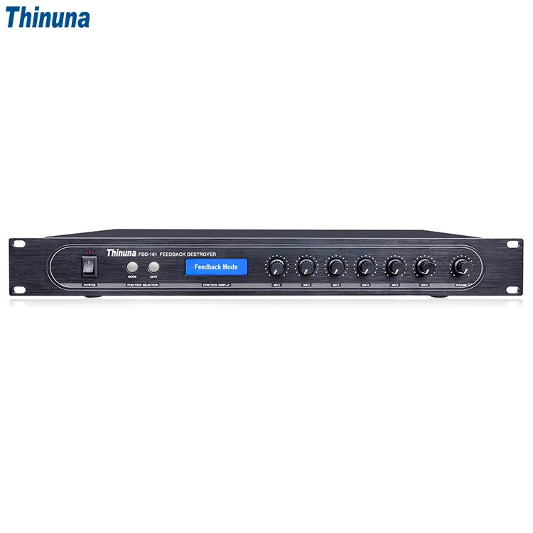Thinuna FBD-161 Конференц-система микрофон звуковой микшер профессиональный Разрушитель обратной связи