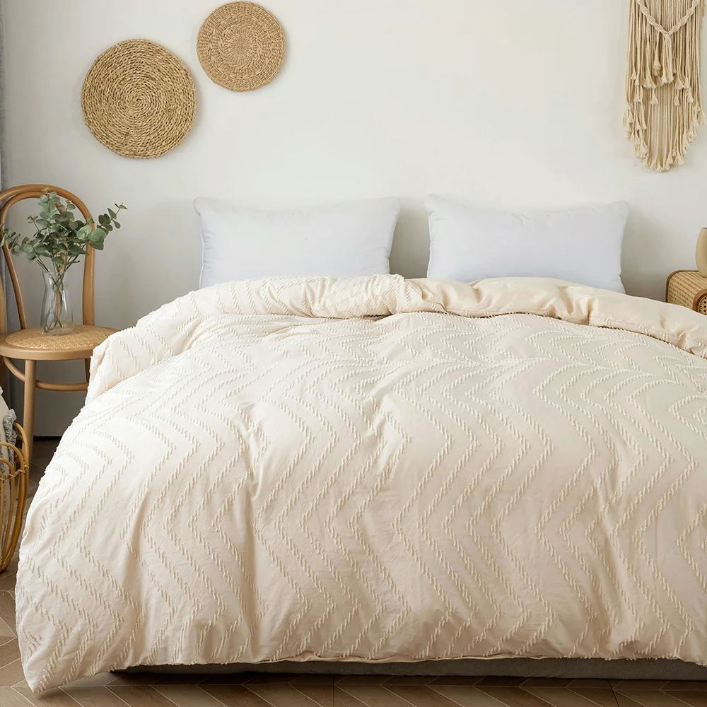 Многоцветный волнистый Комплект постельного белья, простой домашний текстиль, Комплект постельного белья