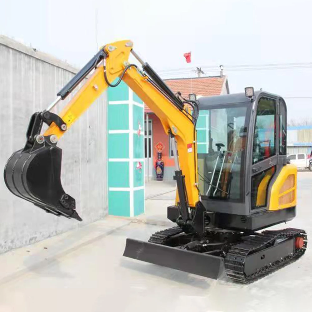 SDYD Mini Excavator high quality Small Smallest compact Mini Hydraulic digger crawler excavator 1 Ton 2 Ton for Sale