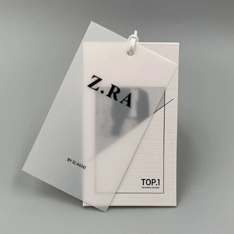 Garment Hang Swing Tags Paper Custom Pvc Garment Tags And Labels Price Clothing Hanging Hang Tag