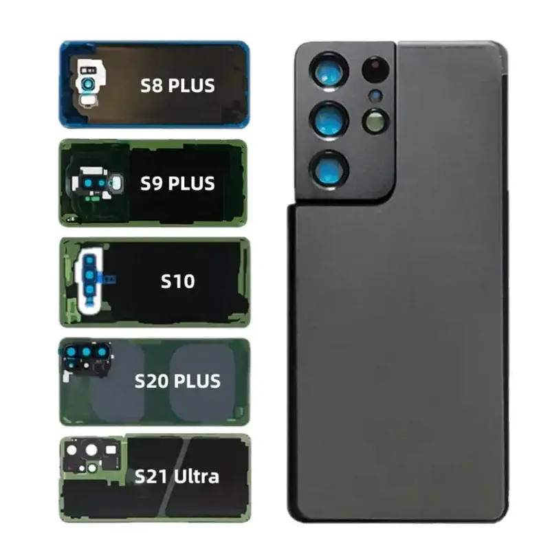 Mobile phone back housing For Samsung Galaxy S6 S6 edge S7 S7 edge S8 S9 S10 S10+ S20 S20 Plus battery Back cover