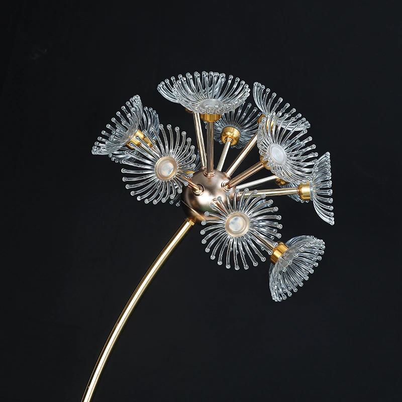 Hot selling adjustable dandelion floor lamp wedding stage decoration party atmosphere decoration props