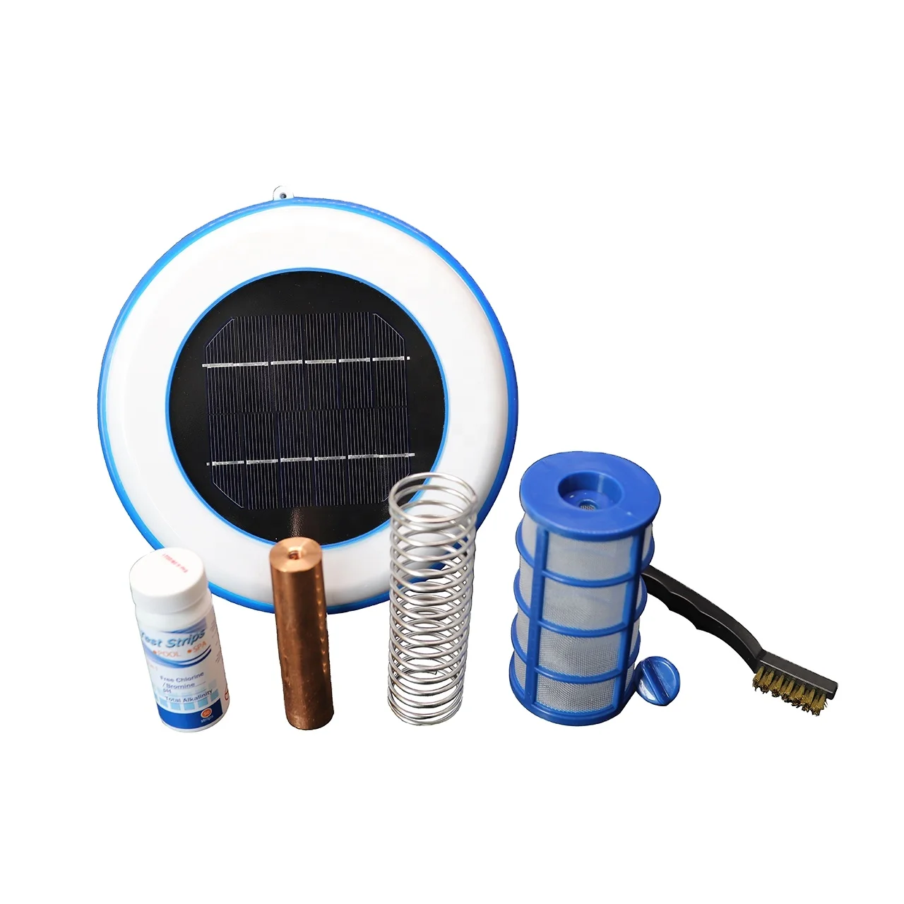 High efficiency low cost solar power copper anode swimming pool ionizer solar ionizer