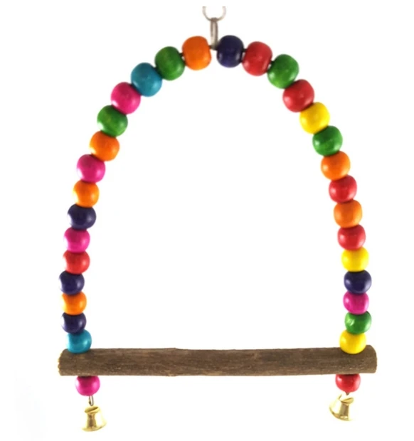 Wholesale Eco-friendly Natural Wood Blocks Bird Toy Parrot Chewing Toys Cage Accessories