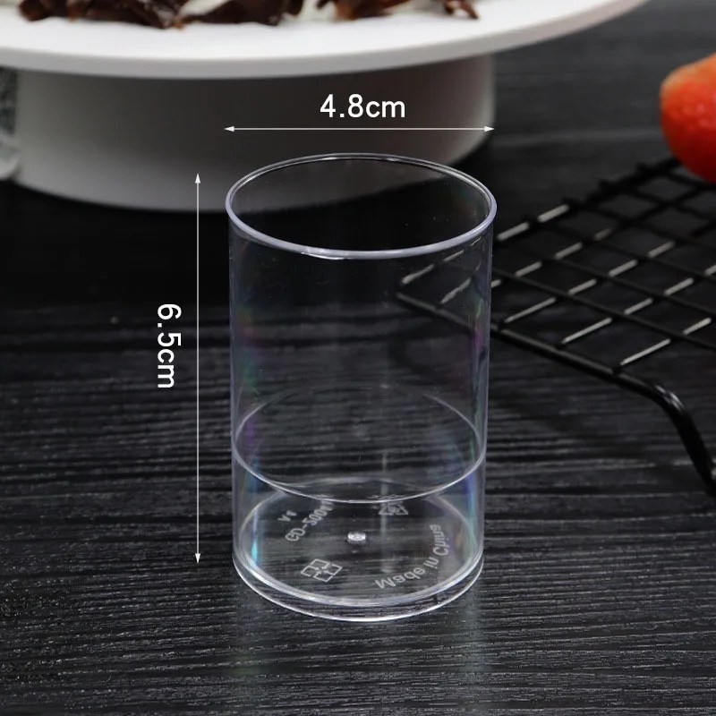 Factory Price 3oz 6oz 10oz 16oz Mousse Pudding Yogurt Plastic Dessert Cup With Lid