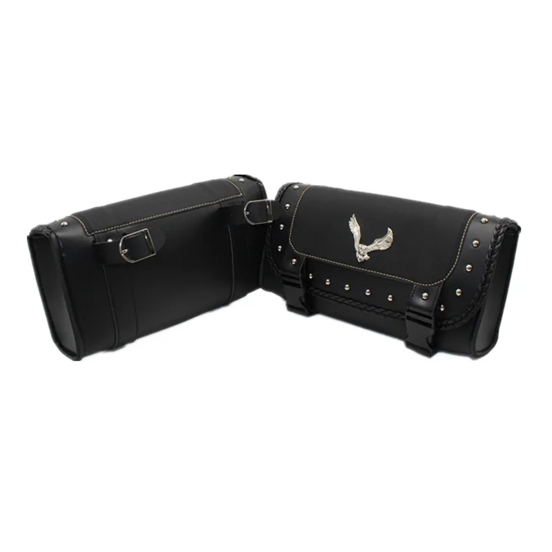 Travel Leather Bag Saddle Bags for Motorcycle