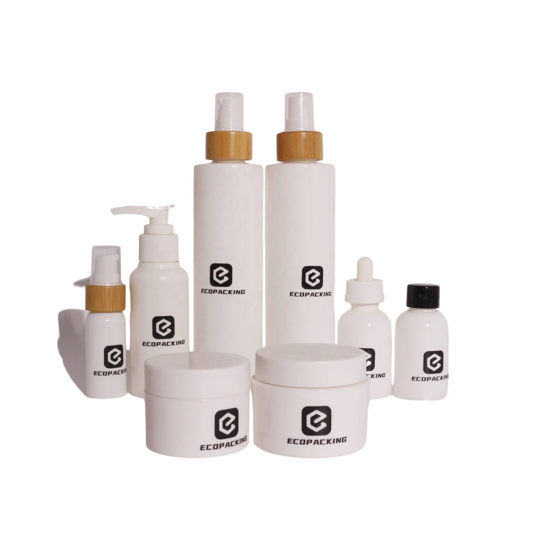 15ml 30ml 50ml 100ml 250ml eco friendly wheat straw pla plastic biodegradable jars for cream cosmetic beard balm body butter