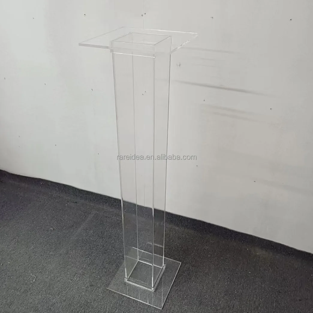 Gold Centerpieces Acrylic Plant Stands Flower Stand Wedding Decoration For Wedding Table