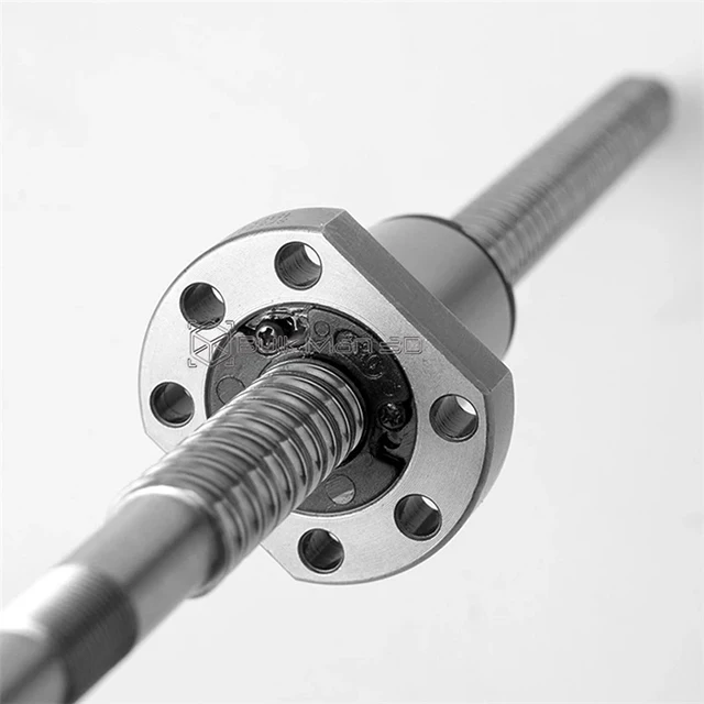 SFS1210 Ball Screw High Speed Quiet Transmission 1000~1561mm C7 Roller Ballscrew With Single Ball Nut