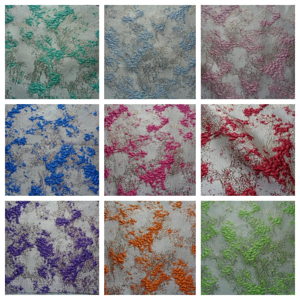 WholesaFancy Sequence Polyester Lace with metallic Jacquard Fabric African Brocade Jacquard Fabric for Dresses