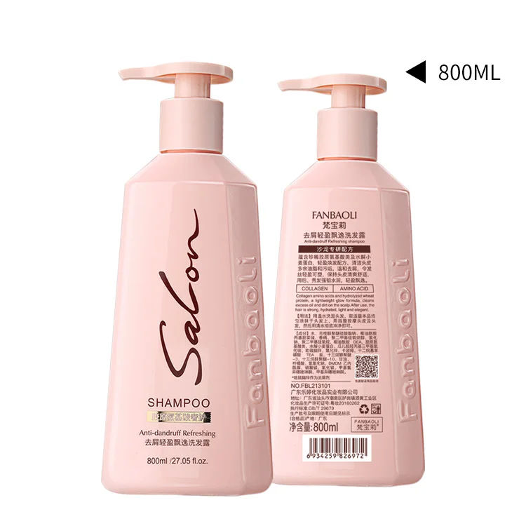 Ready to ship collagen amino acids shampoo anti dandruff shampoo pure shampoo 800ml