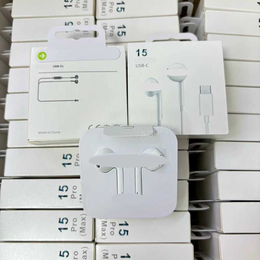 Wired earphone For Apple Wired Earphones For iPhone 15 Headphones Type-c For Apple For iPhone 15 Pro Max