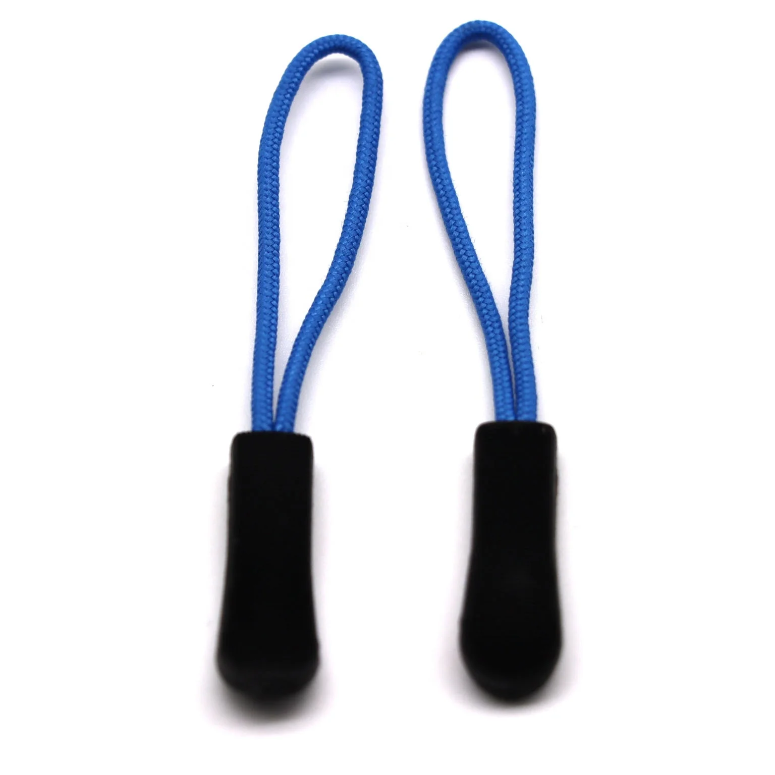 Decorative Fancy PVC Zipper Puller Slider Rope TPU Plastic Zipper Puller With Rope