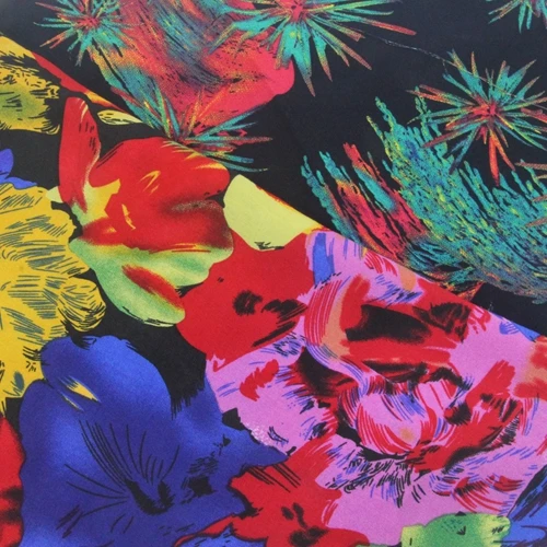 Wholesale 30s 45s viscose poplin print rayon challis 100% rayon woven fabric