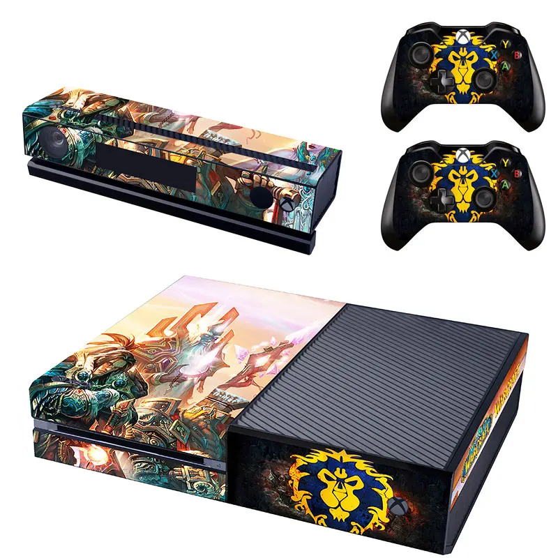 Skin Set Vinyl Decals Sticker Cover For Xbox One S Slim Console And Remote Controllers