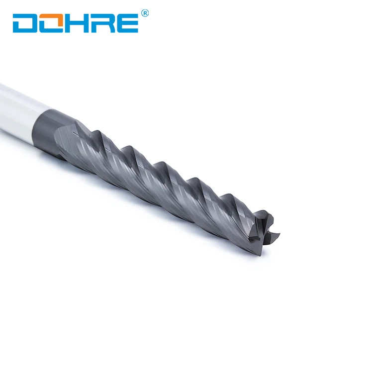 DOHRE Wholesale Low Price HRC55 4 Blade End Mill Cutter For Stainless Steel