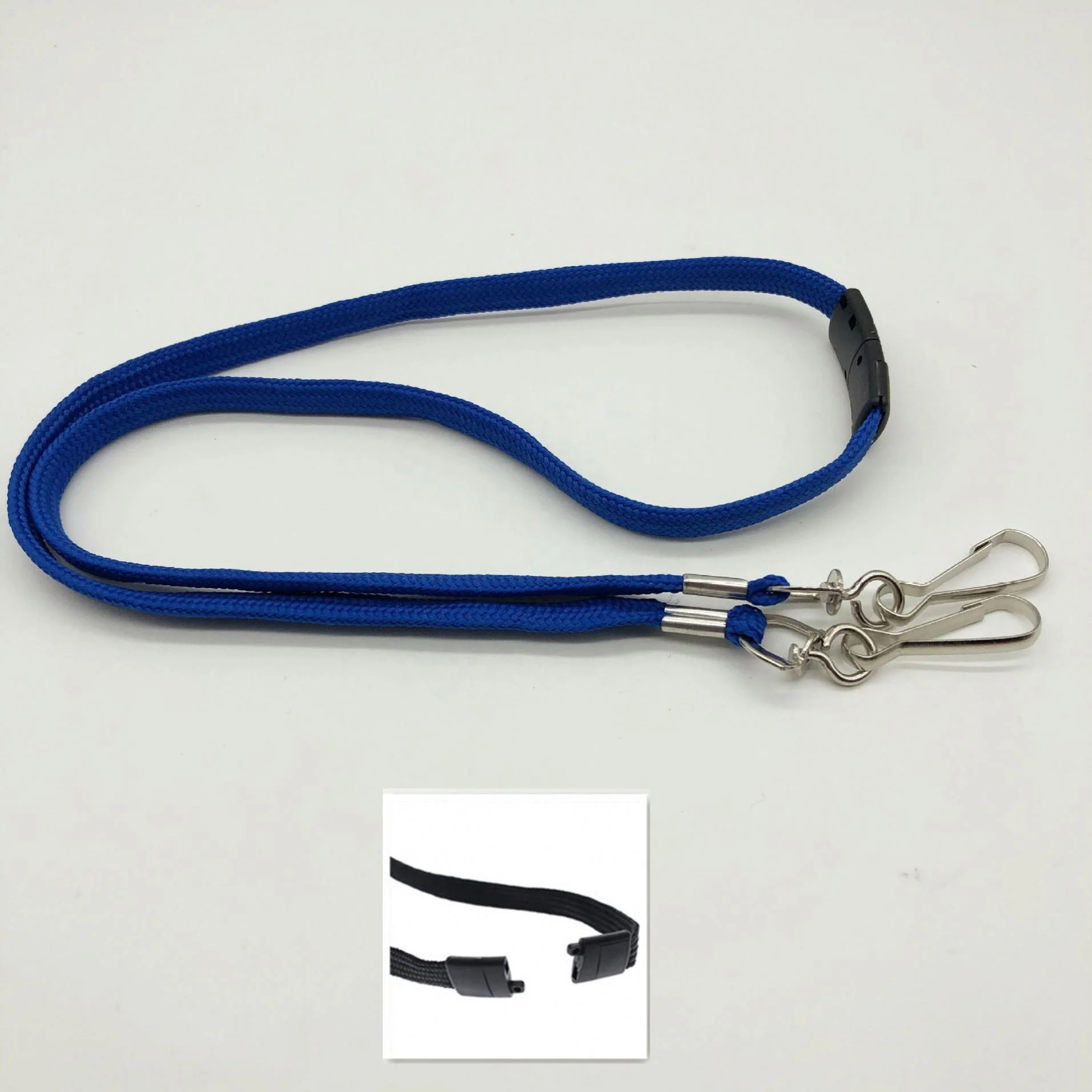 Hot Sale   Double Ends Lanyard Neck Strap Masking Lanyards With Safety Breakaway Clasp