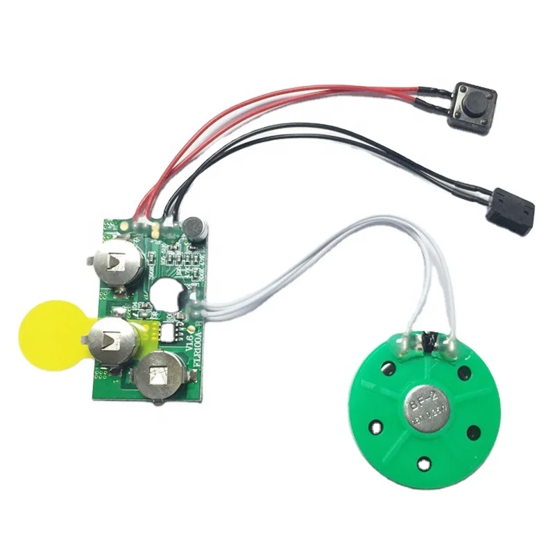 Mini Sound Sensor Voice motion sensor recordable sound module for Gift Cards and Box Greeting Card Music Chip