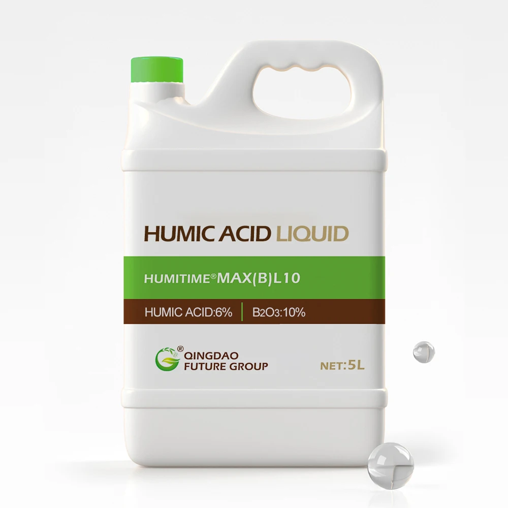 High quality humic acid plus boron B liquid fertilizer promoting flowers and fruits