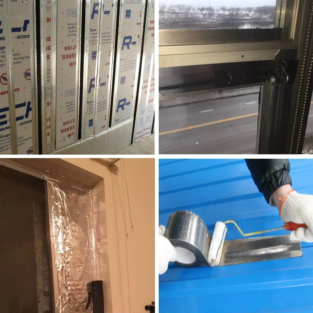 Aluminum Foil Tape HVAC Heavy Duty Dust Tape for Sealing, Insulation, Repair GBS-8408